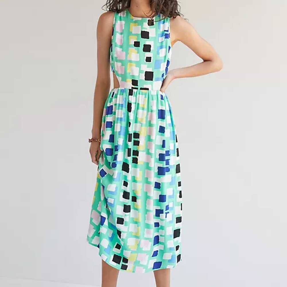 Corey Lynn Calter Abstract Midi Dress